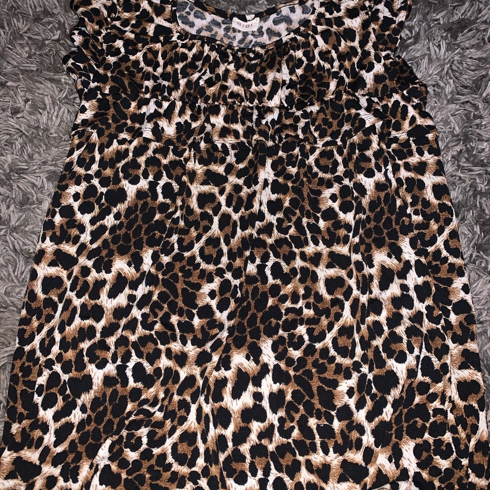 Leopard print tank!